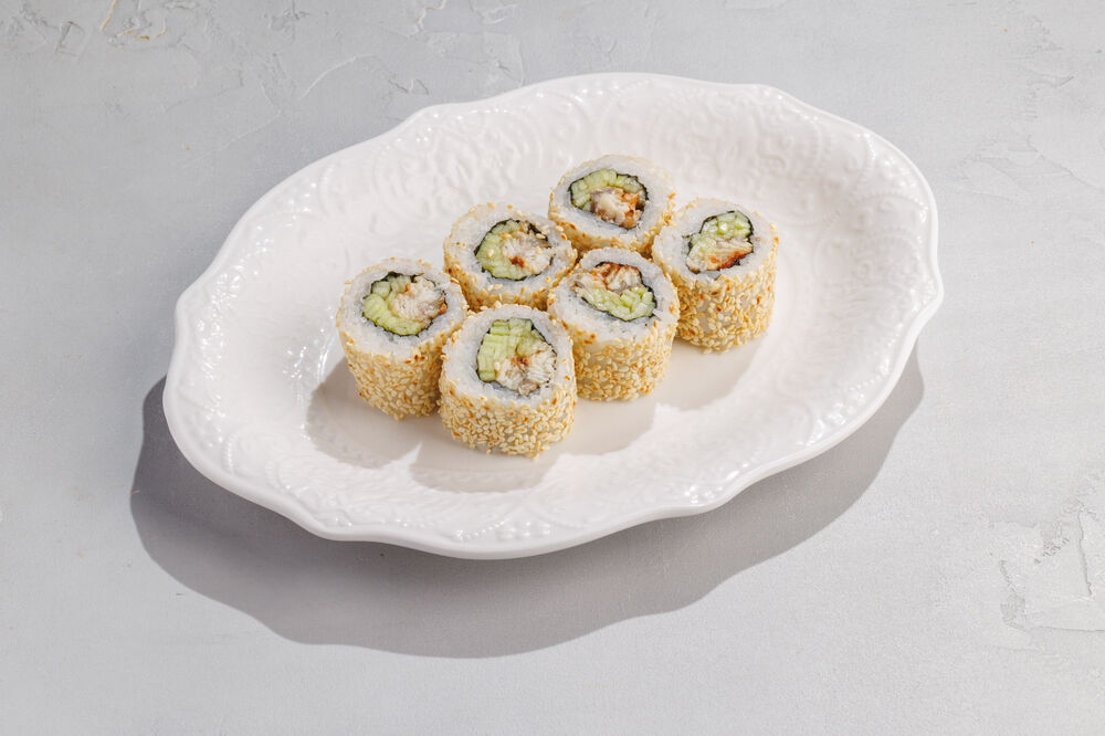 Roll with eel