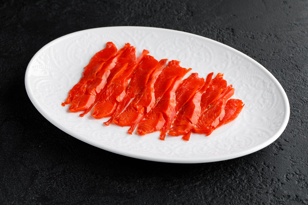 Smoked sockeye salmon