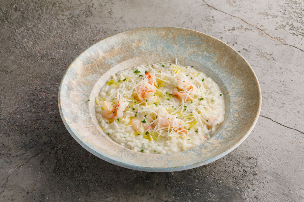 Risotto with shrimp