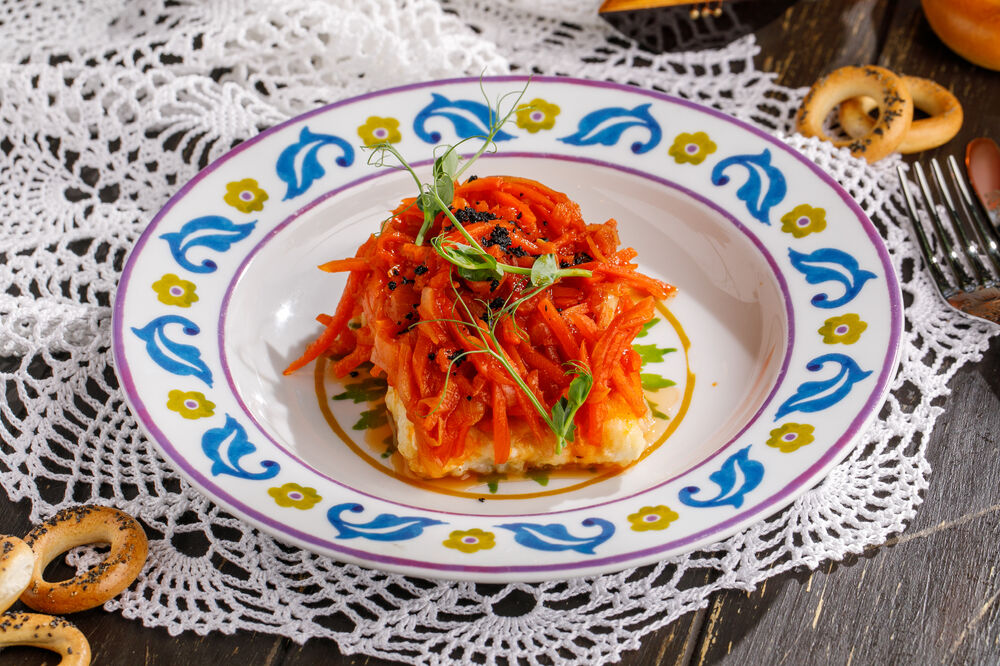 Marinated cod