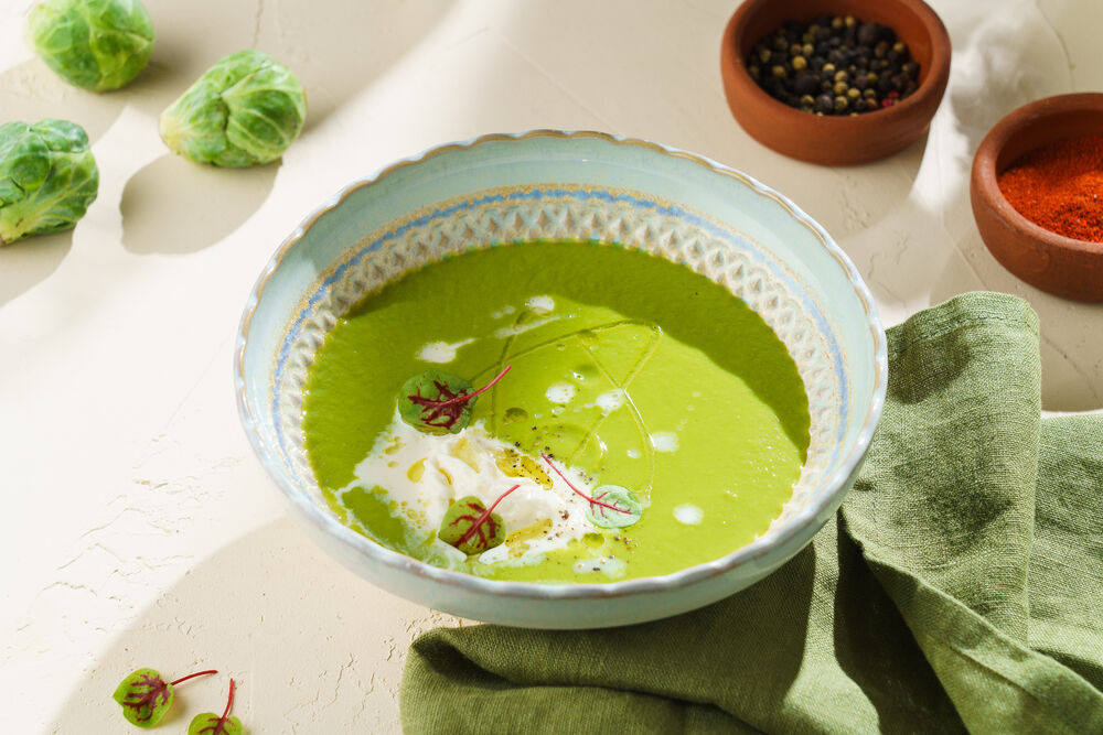 Zucchini cream soup