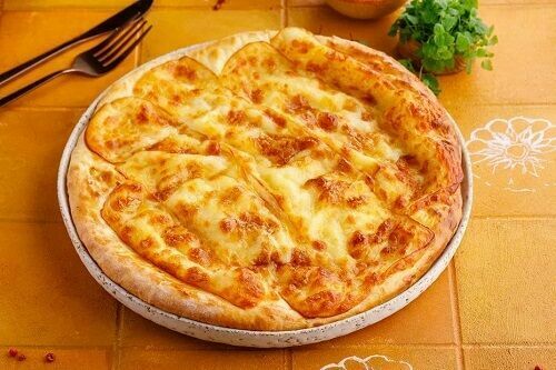 Khachapuri with smoked cheese