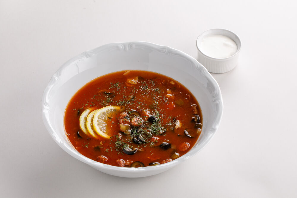 Мясная солянка