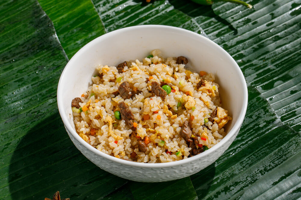 Fried rice with beef