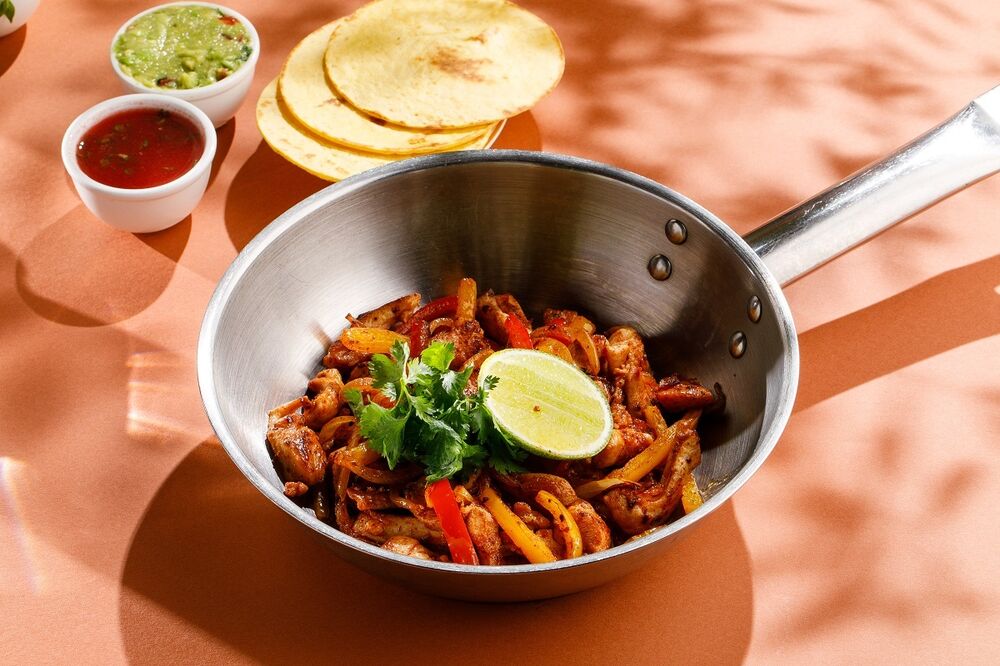  Chicken fajitas