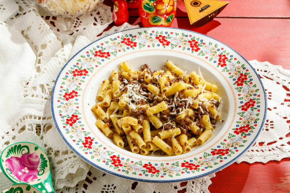 Navy-style macaroni