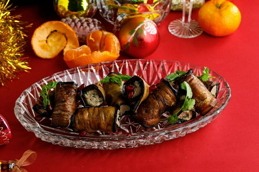 Eggplant rolls with nuts 0,5 kg