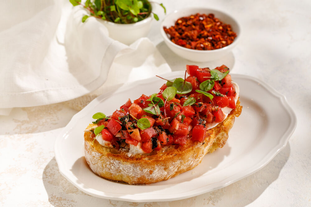 Bruschetta with tomatoes