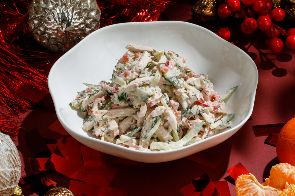 Salad with chicken breast and vegetables 0,5 kg