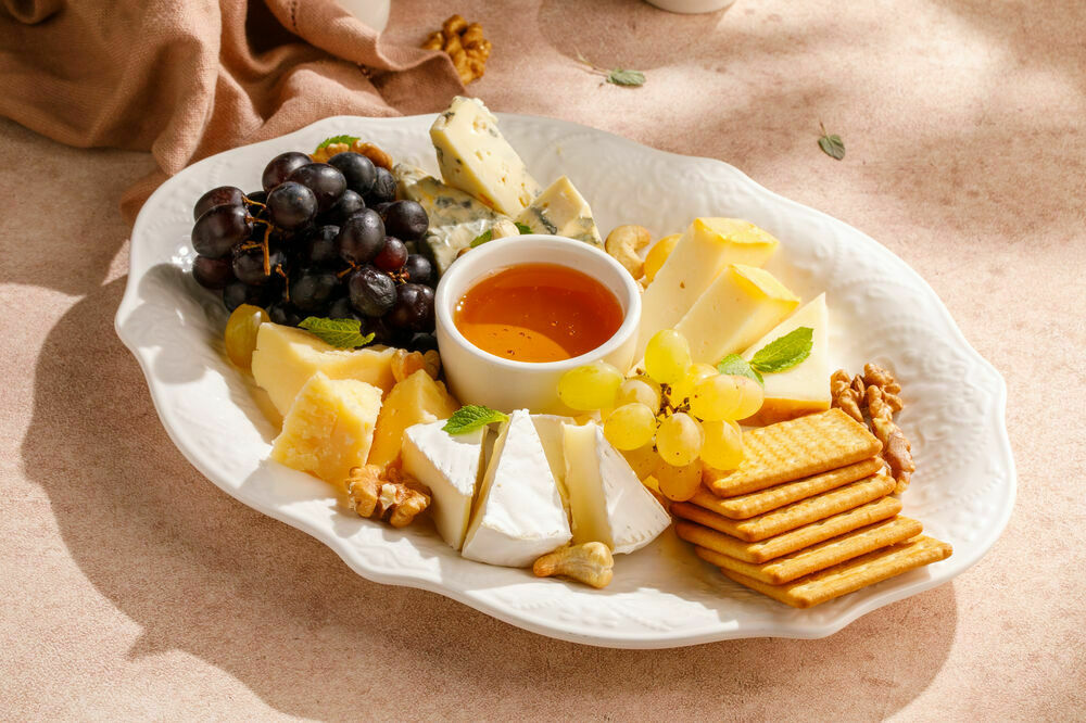 Assorted European cheeses