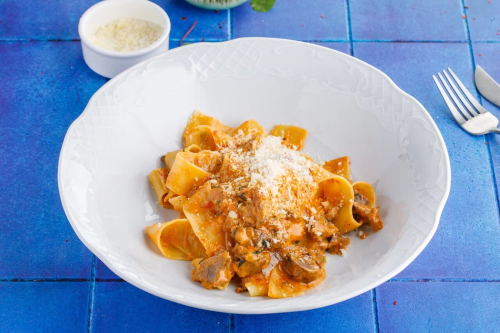 Oxtail ragu with pappardelle 