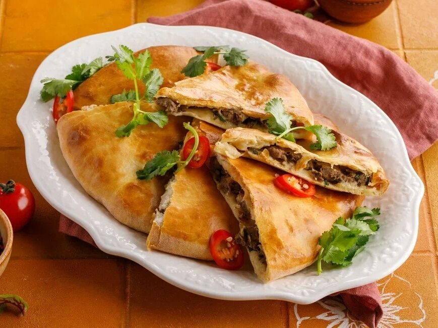 Кубдари с говядиной и свининой