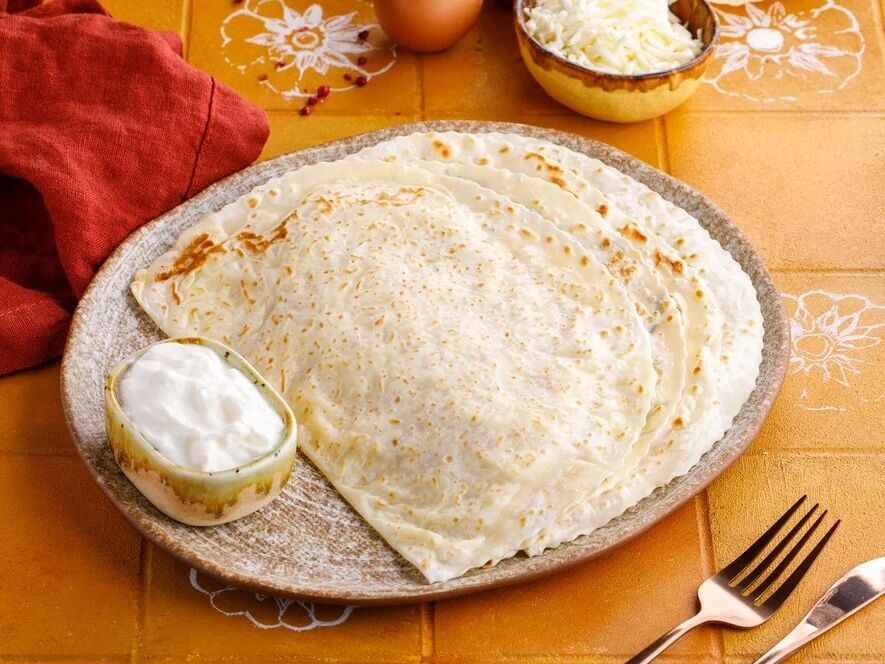 Кутабы с картофелем
