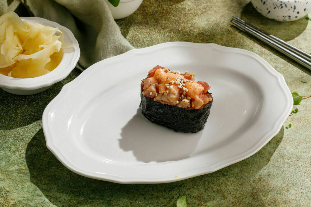 Baked sushi tuna