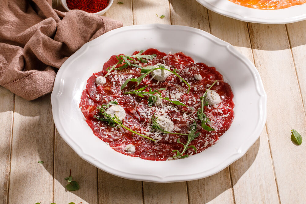 Beef carpaccio