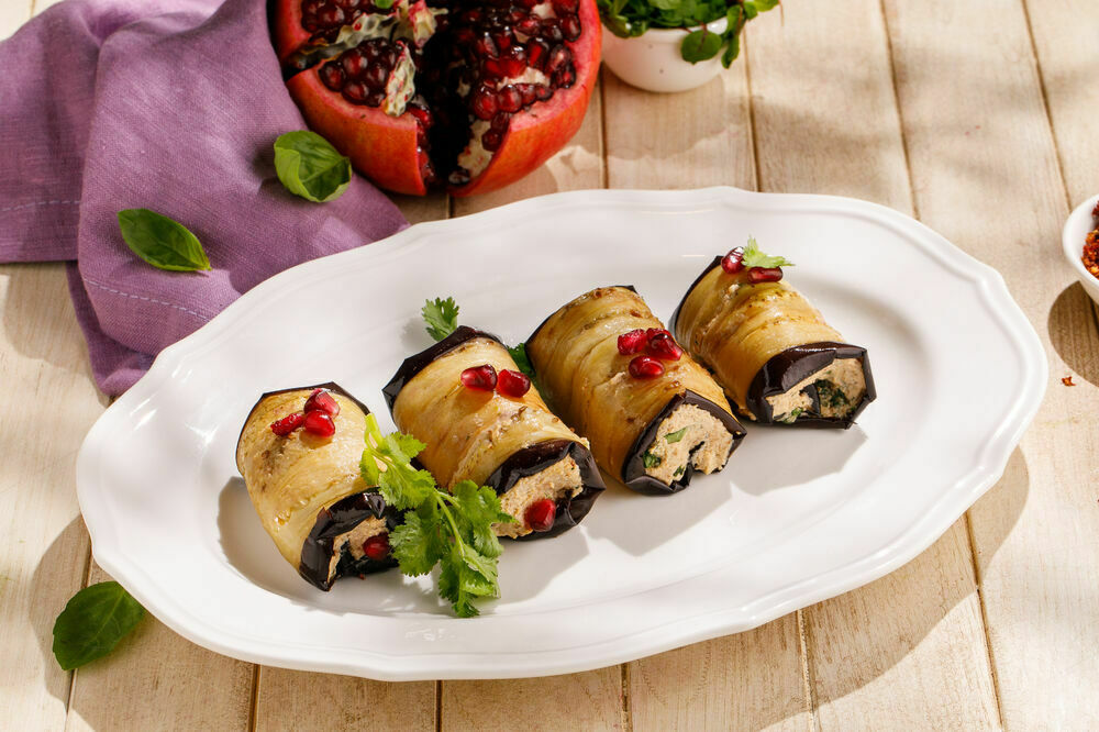 Georgian eggplant rolls