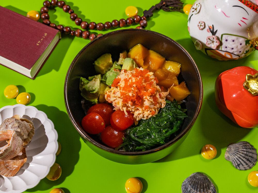 Poke with crab