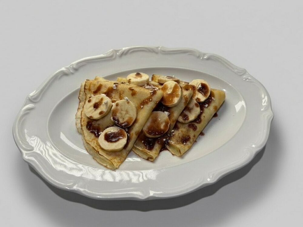 Блины с Нутеллой и бананом