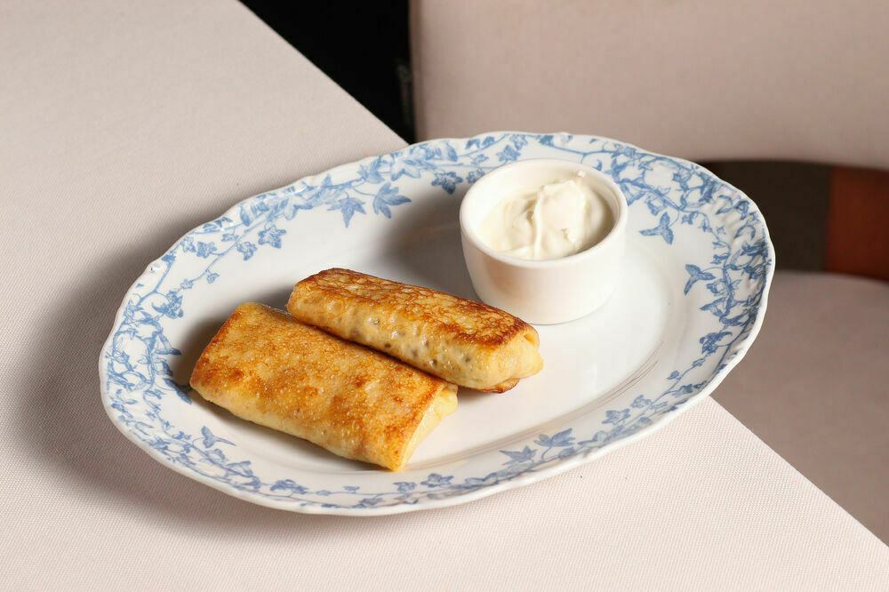 Блины с телятиной 