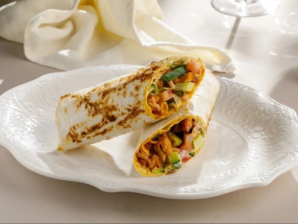 Shawarma with soy meat
