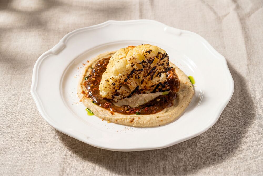 Cauliflower steak with Chimichurri sauce