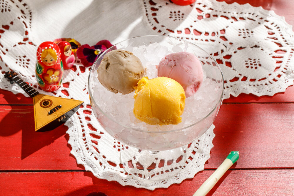 Sorbet in the assortment