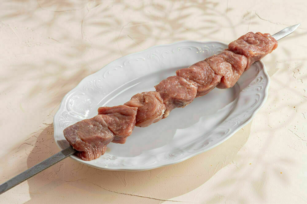 Marinated pork neck kebab 1 kg