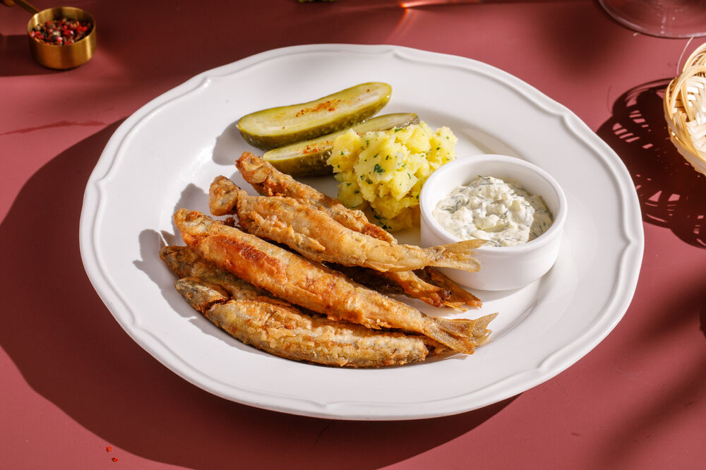 Корюшка жаренная по - домашнему 