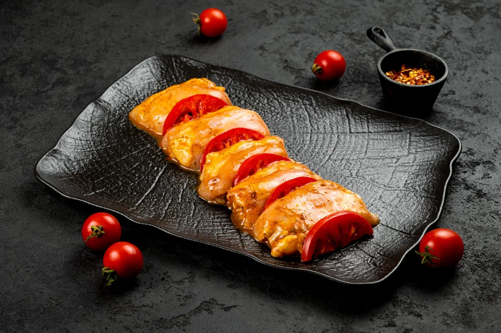  Marinated chicken thigh shashlik 1 kg