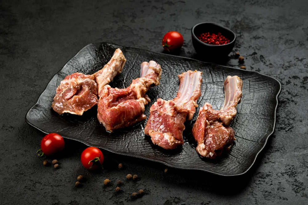 Marinated lamb loin shashlik 1 kg