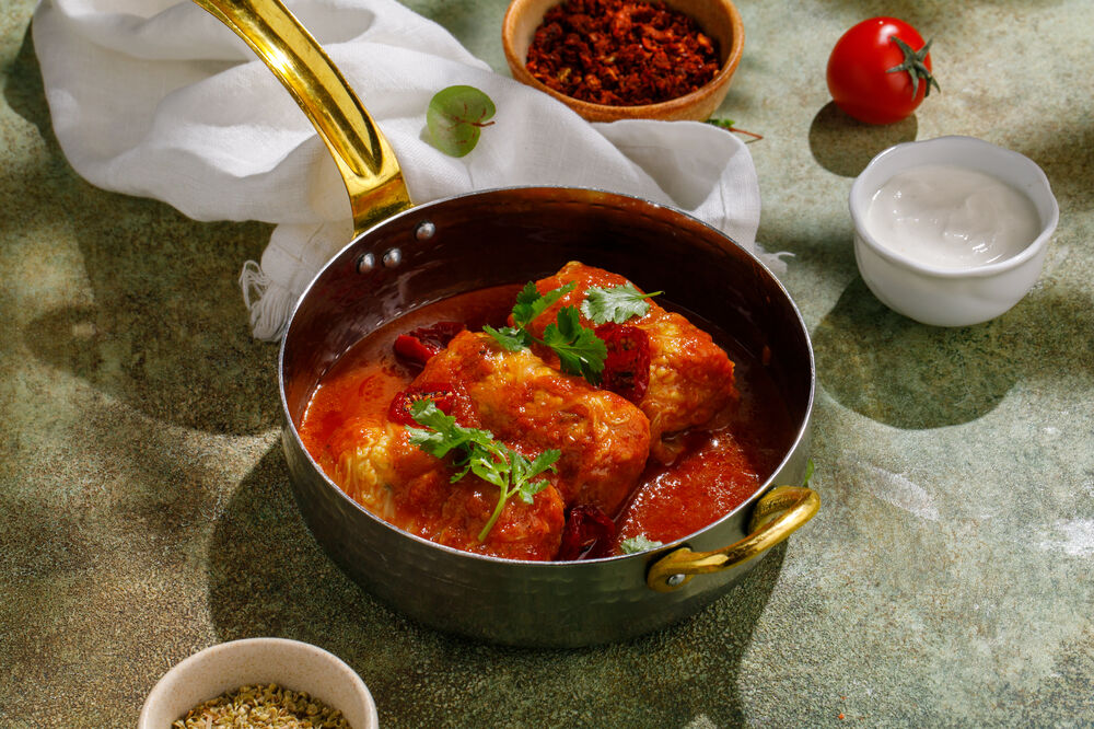 Домашние голубцы с цыпленком