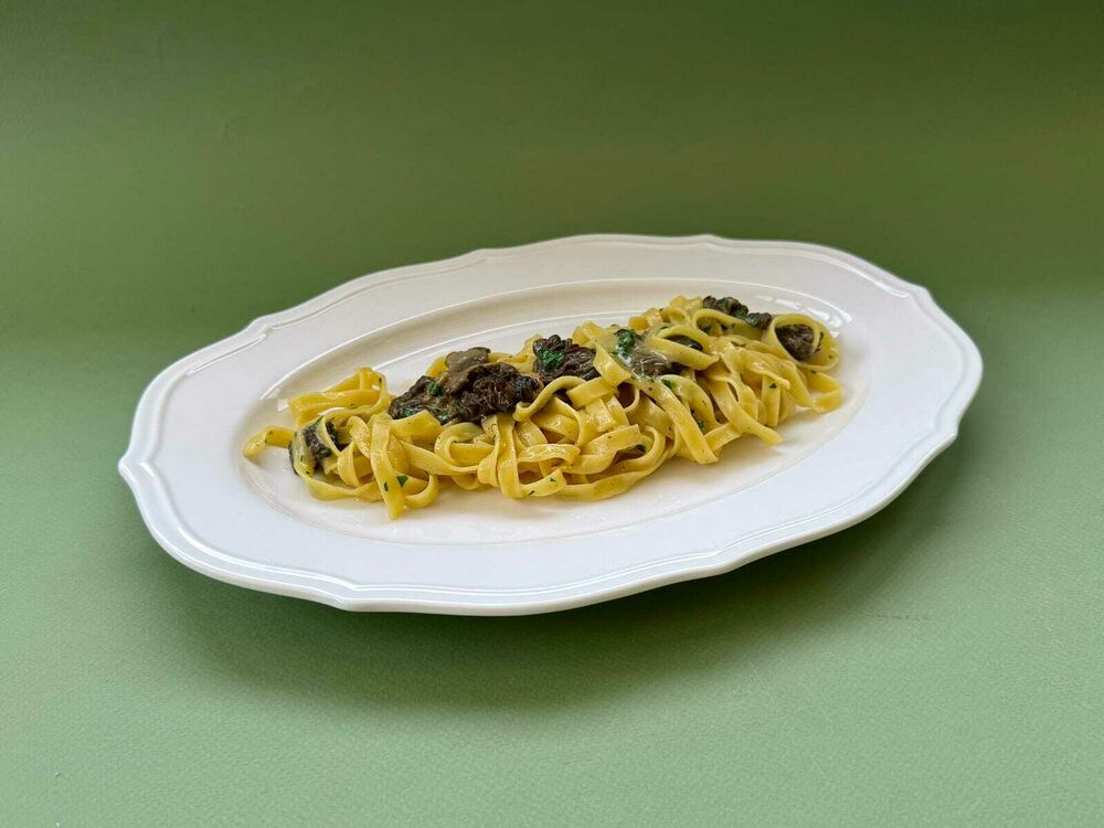 Tagliatelle with morels