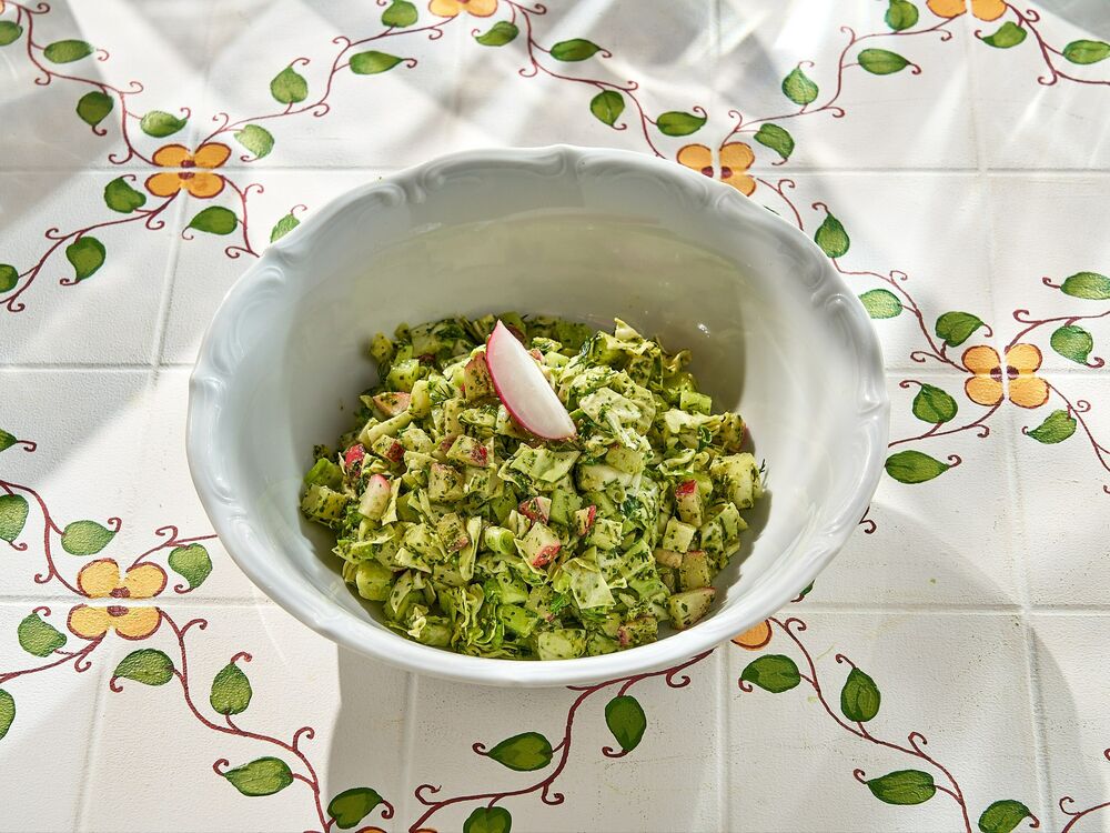 Salad with cabbage