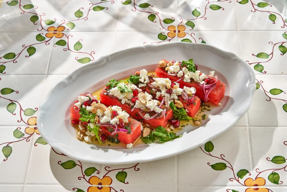 Салат с арбузом