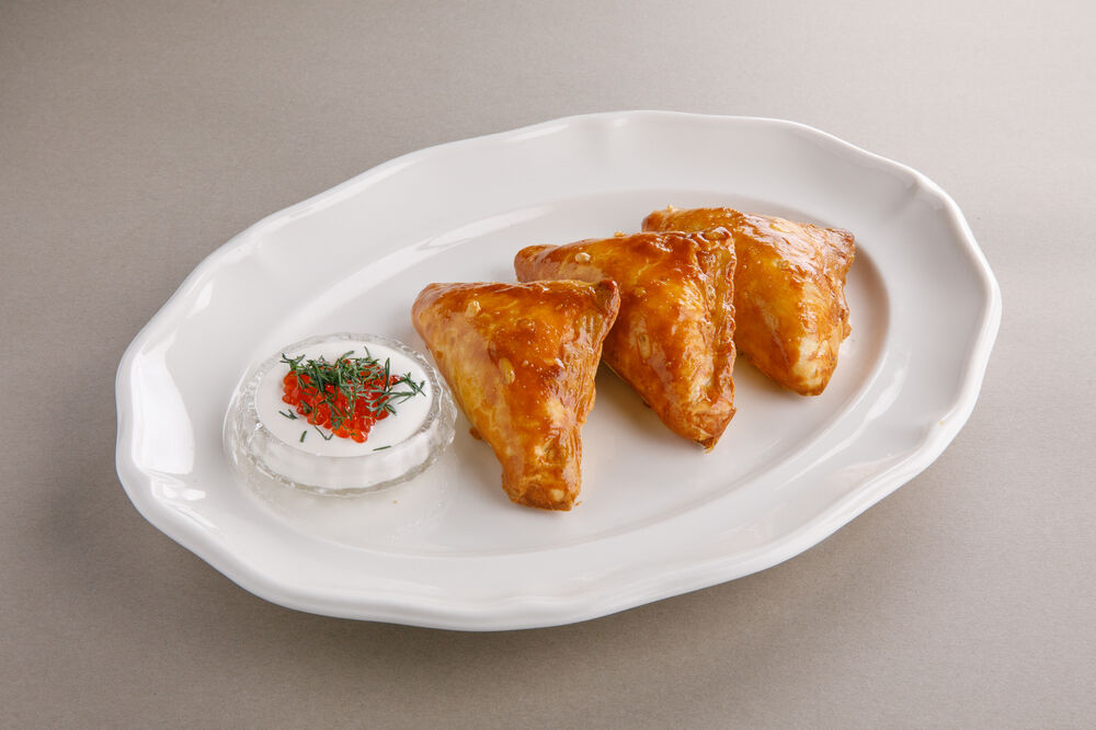 Пирожки с лососем, палтусом и судаком