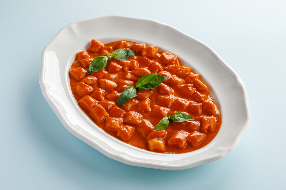 Gnocchi with tomato sauce