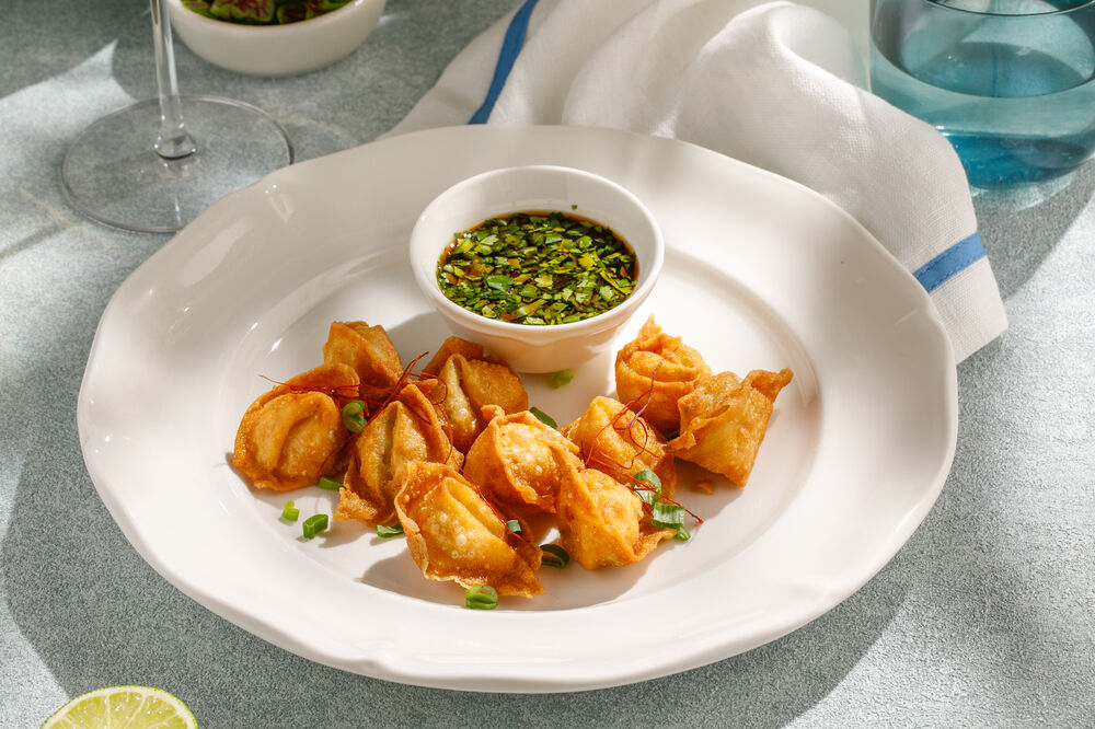Fried Wontons with Shrimp