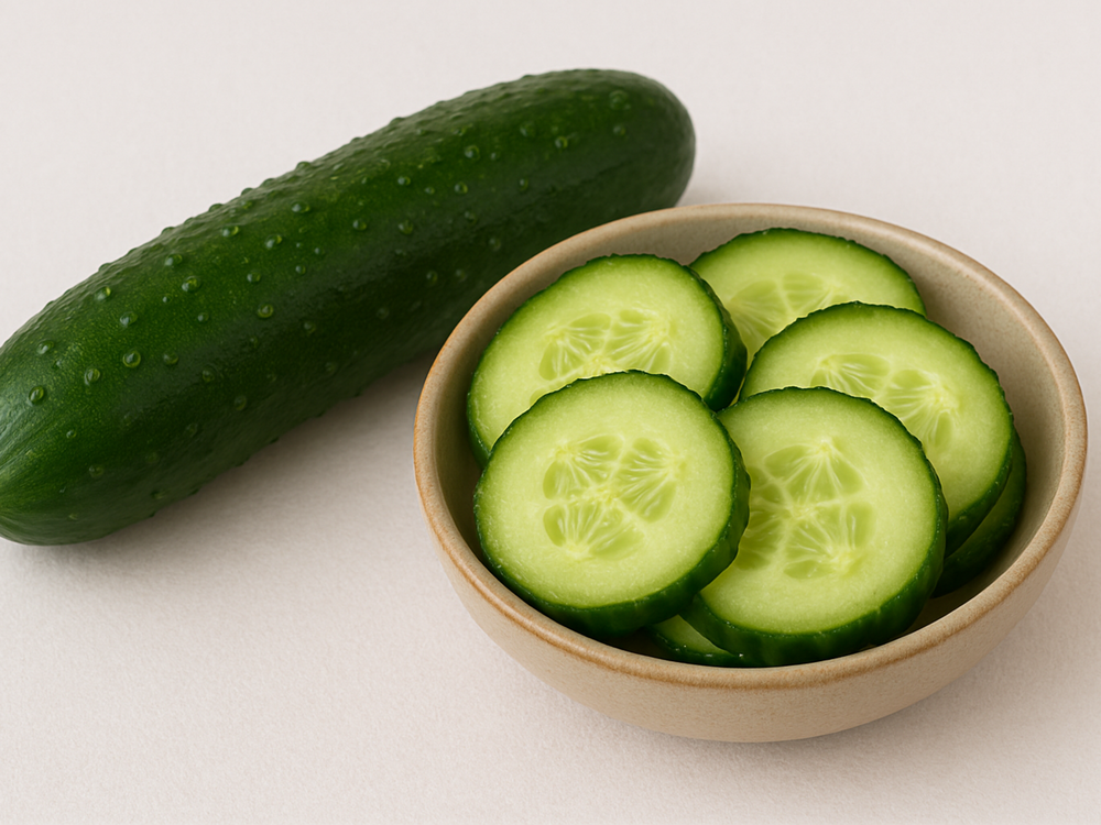 Fresh cucumbers 50 g