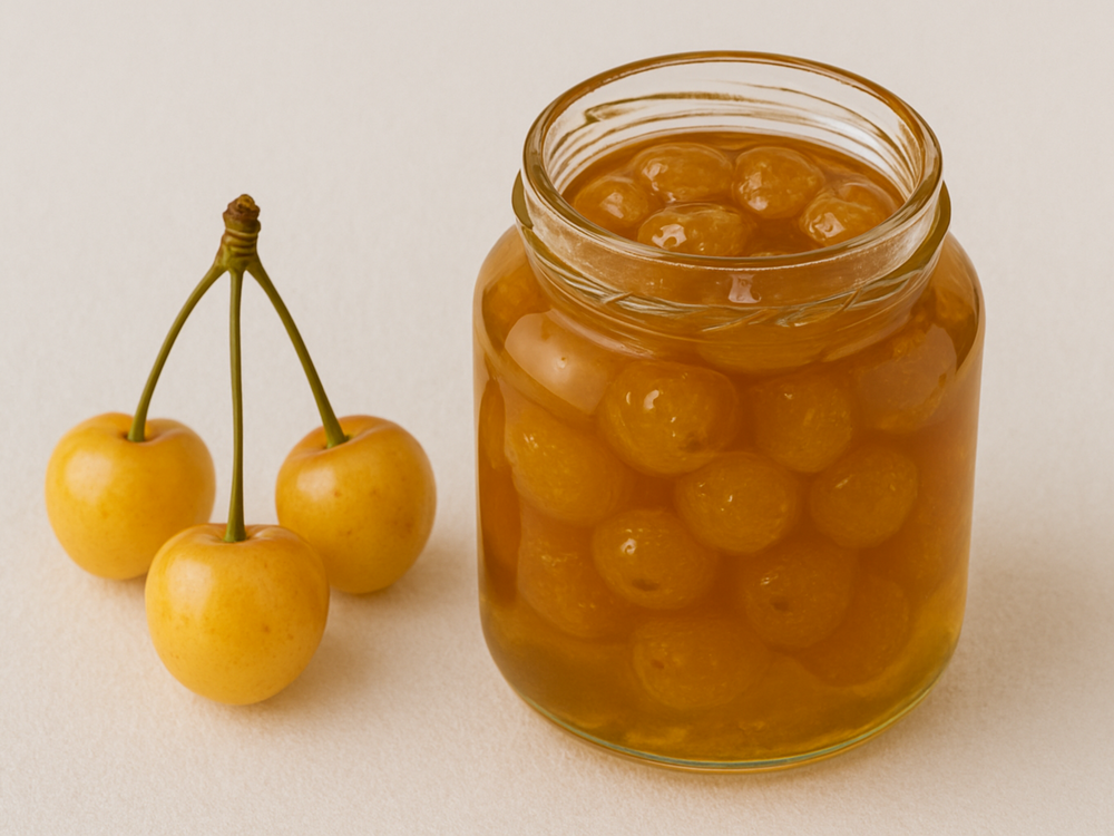 White cherry jam 40 g