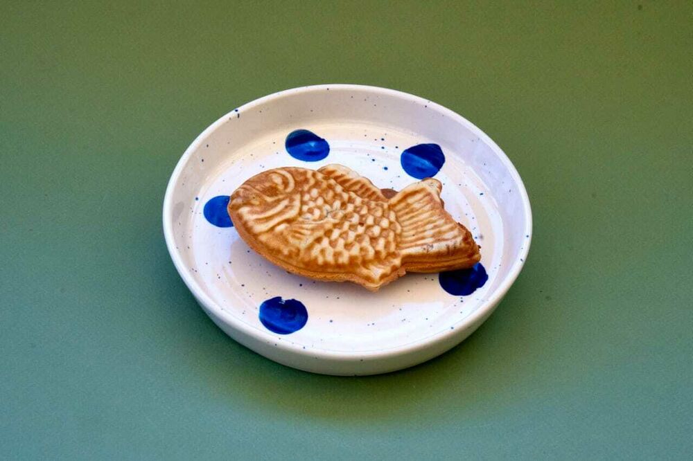 Goldfish with boiled condensed milk