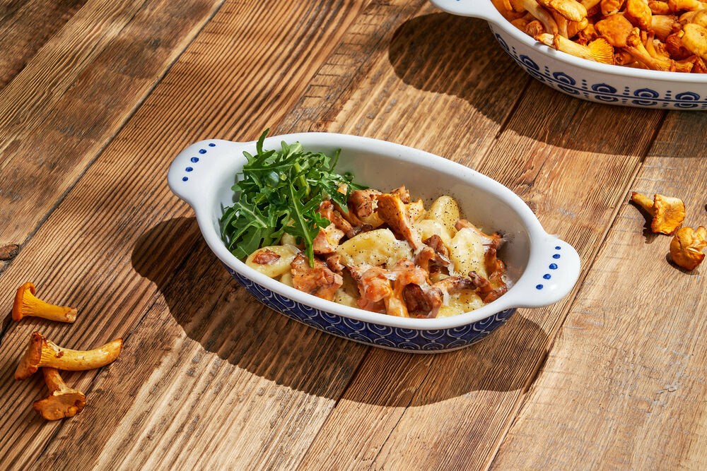 Gnocchi with chanterelles