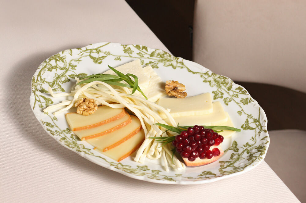 Georgian homemade cheeses