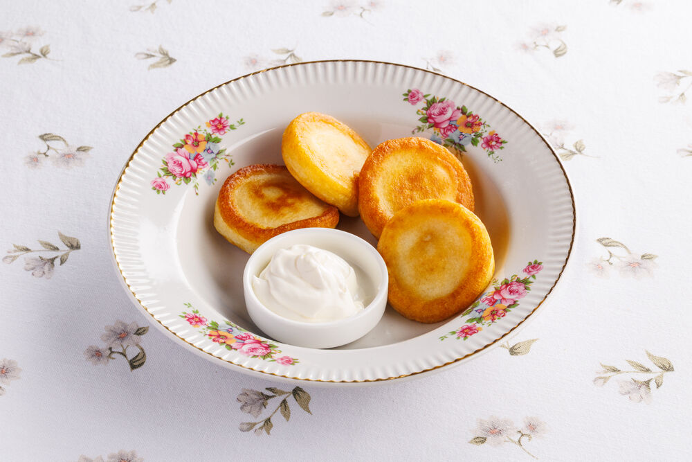 Pancakes on kefir