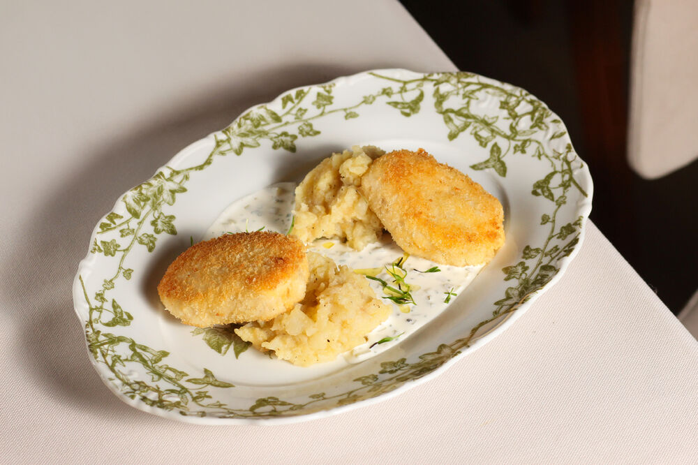 Don-style homemade zrazy made from pike-perch (zander)