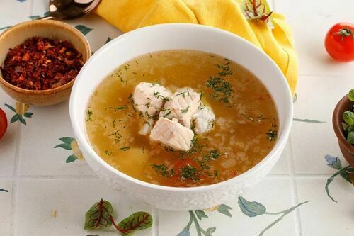 Fish soup with tarragon