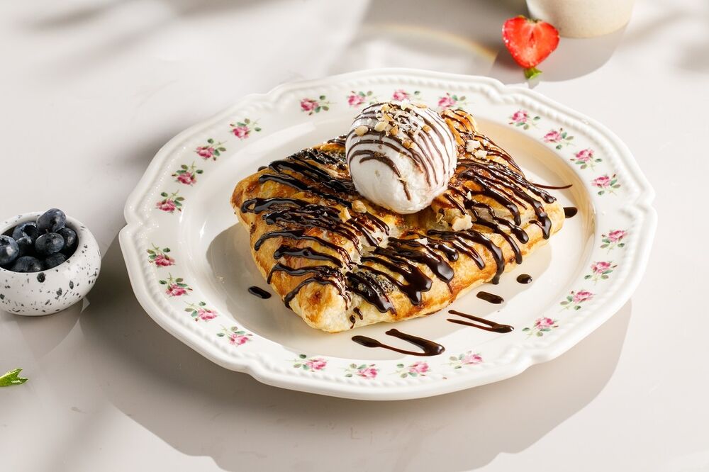  НЕТ Маковый пирог с ванильным мороженым