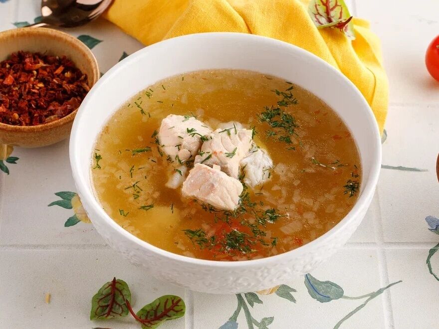 Fish soup with tarragon