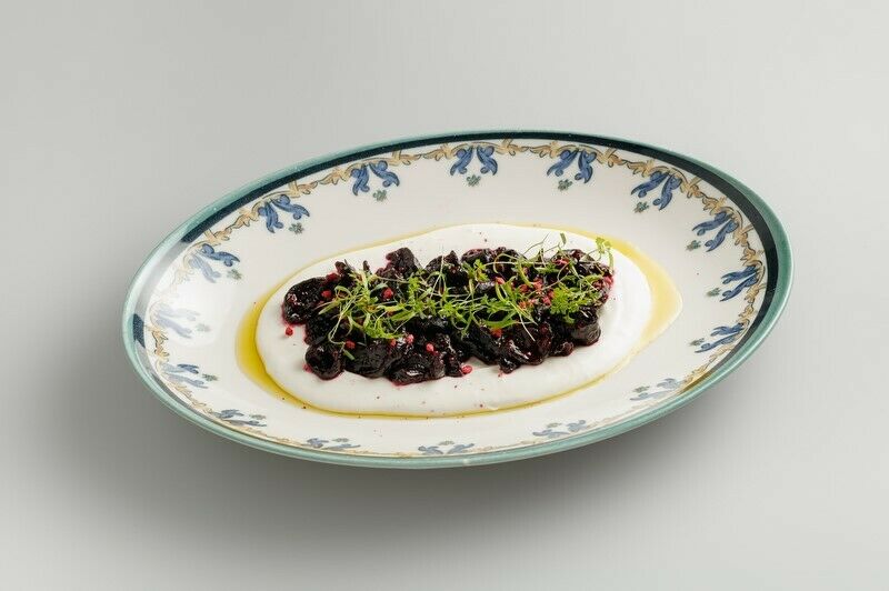  Homemade dried beetroot in red tkemali