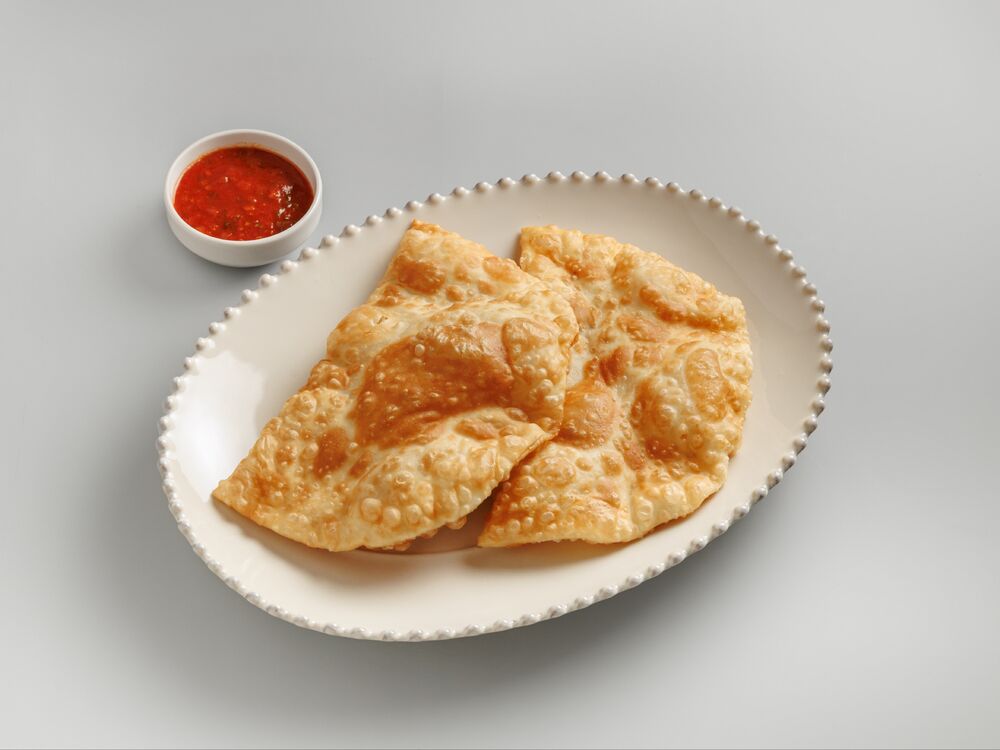 Chebureks with lamb