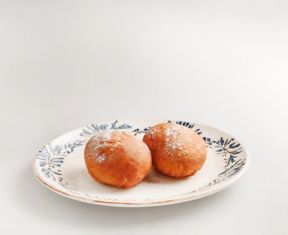 Donuts with cream in Tbilisi